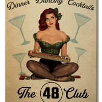 48 Club Tin Sign