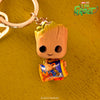 Groot with Cheese Puffs Pop Keychain