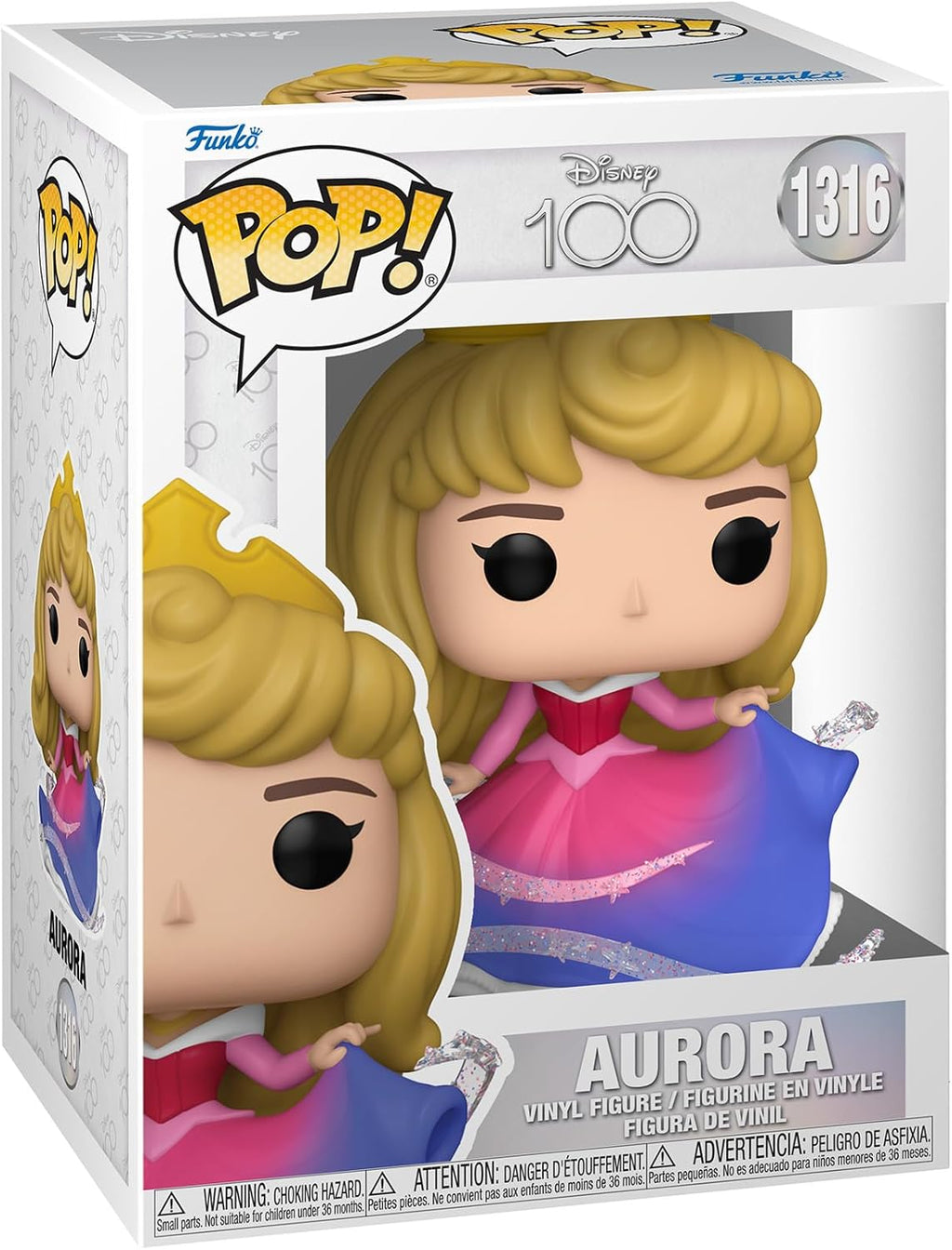 Princess Aurora Pop Figure #1316 - Disney 100