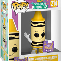 Yellow Crayon Pop Figure #214 - Colors of Kindness