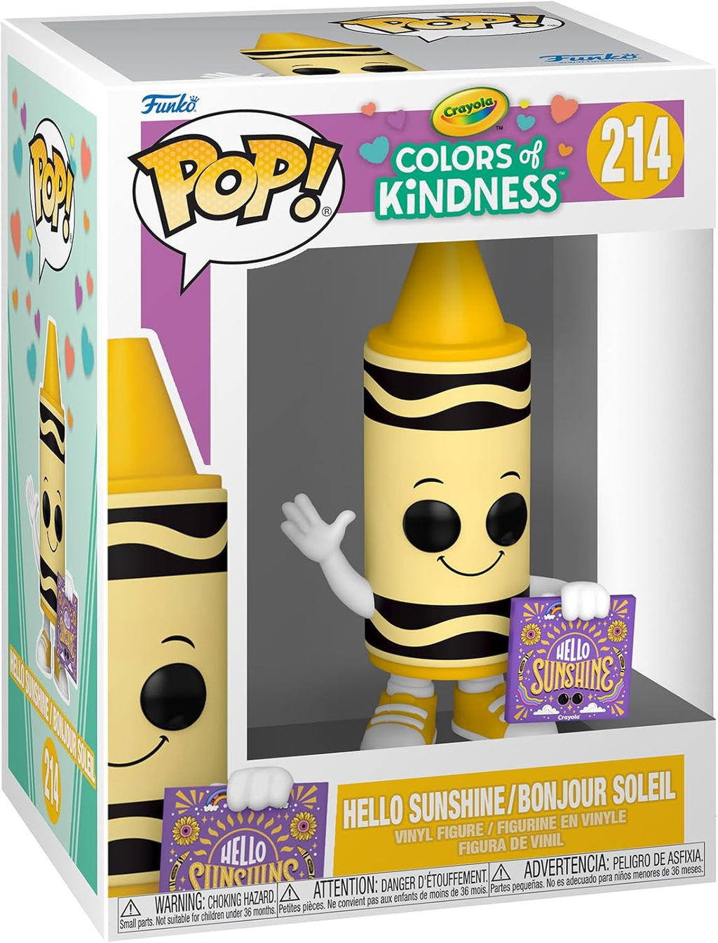 Yellow Crayon Pop Figure #214 - Colors of Kindness