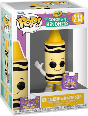 Yellow Crayon Pop Figure #214 - Colors of Kindness