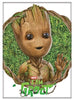Groot on Grass Magnet