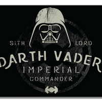 Vader Sith Lord Tin Sign