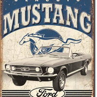 Classic Mustang Tin Sign