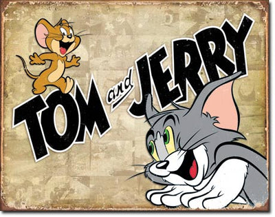 Tom & Jerry Tin Sign