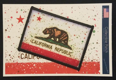 CA Splatter Flag Patch