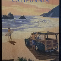 Wooden San Diego Postcard
