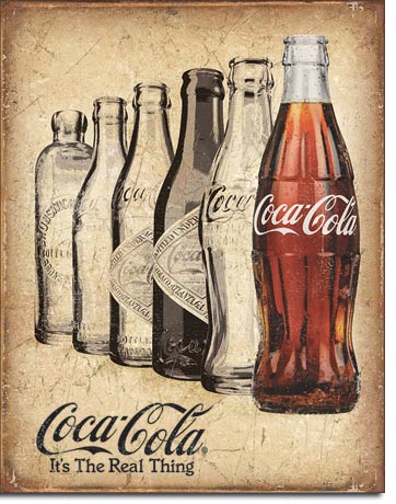 Coke - The Real Thing Tin Sign