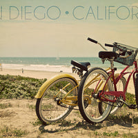 Bikes & Beach Scene Magnet