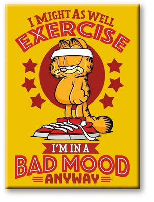 Garfield Exercise Magnet