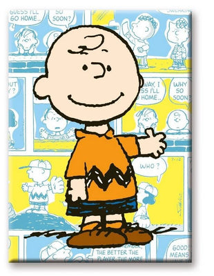 Peanuts Charlie Brown Comic Magnet