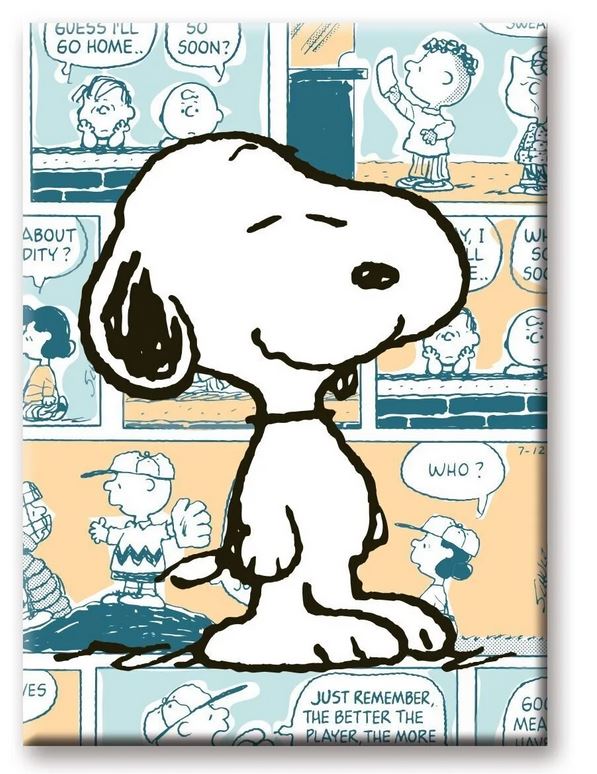 Peanuts - Snoopy Comic Magnet