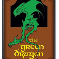 The Green Dragon Sign Magnet
