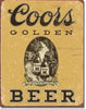 Coors Golden Tin Sign