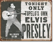 Elvis - Tupelo's Own Tin Sign