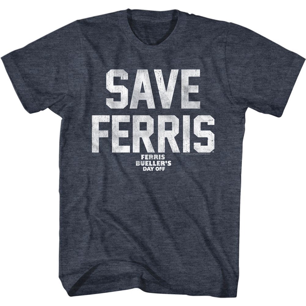 Save Ferris Navy Tee