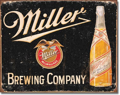 Miller Brewing Tin Sign