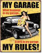 Legends - My Garage Tin Sign