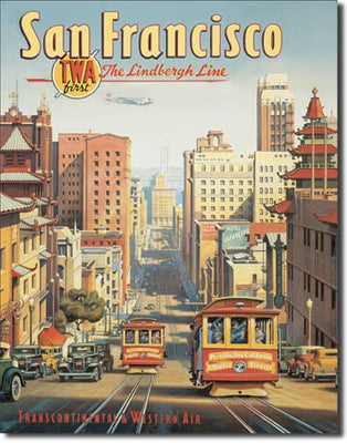 San Francisco Tin Sign