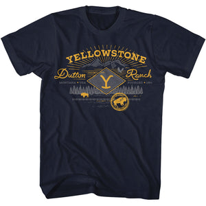 Yellowstone Mountain Range Tee