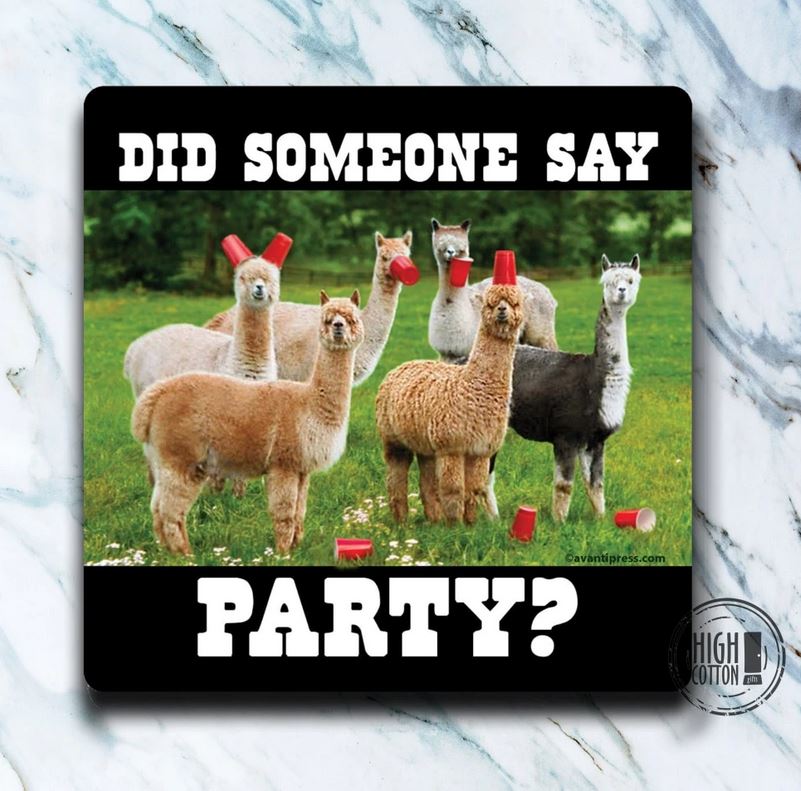 Alpaca Party Coaster