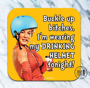 Drinking Helmet Coaster