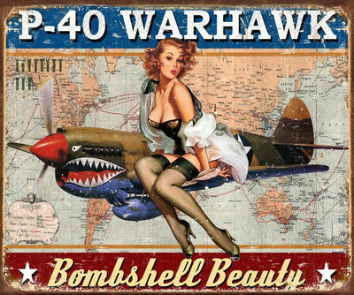 Warhawk Tin Sign