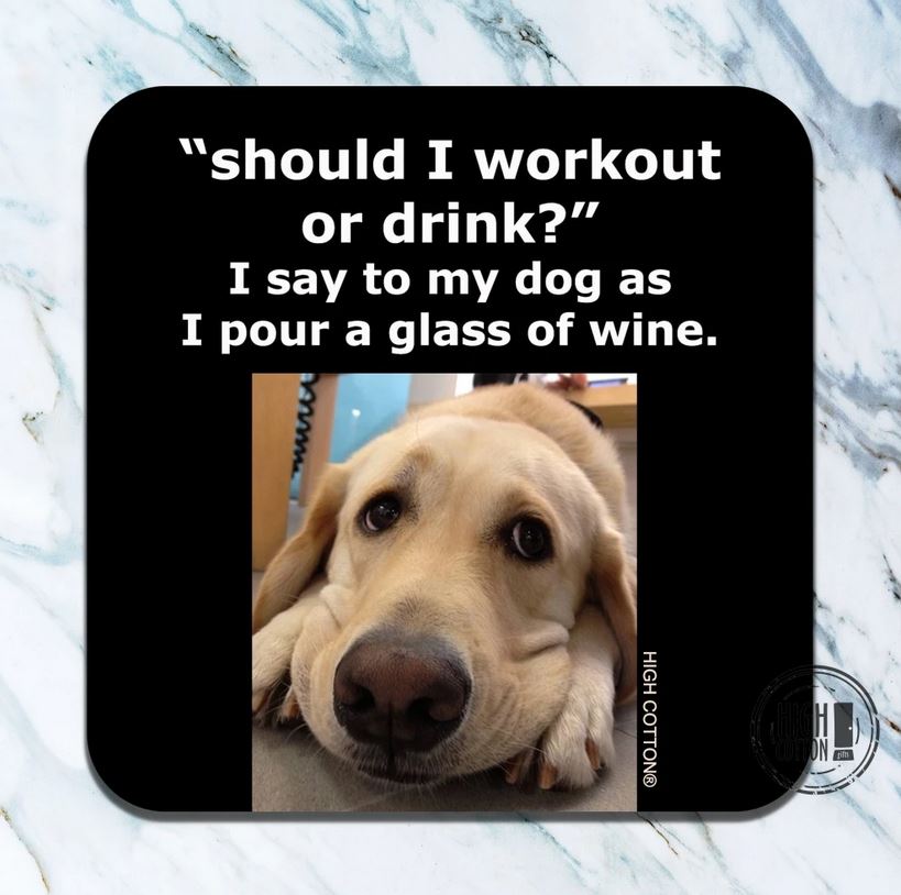 Workout or Drink Coaster